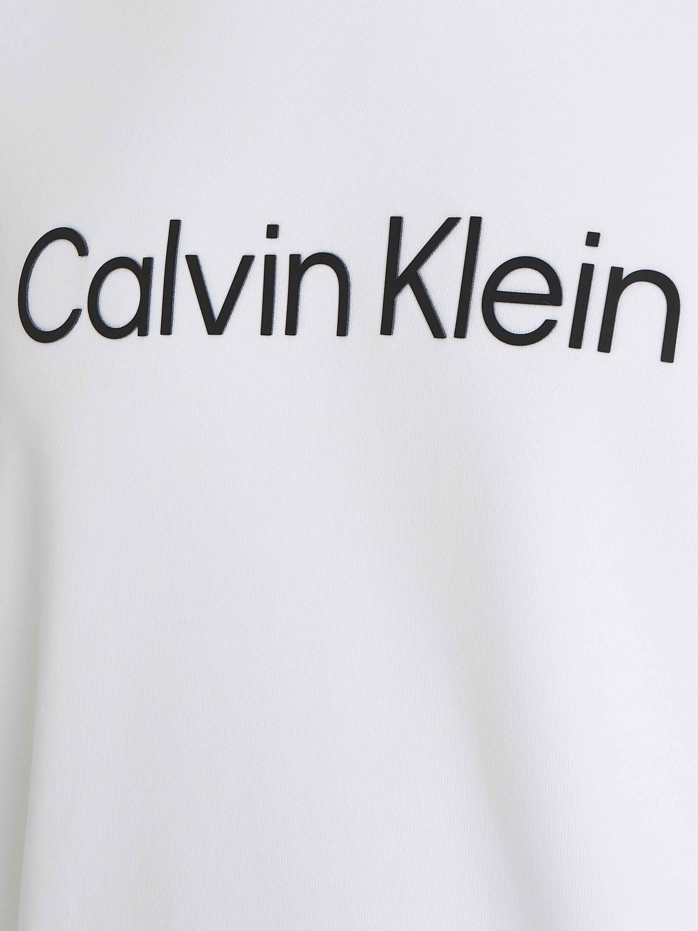 Calvin Klein Sweatshirt Markenlabel COMFORT mit White HERO LOGO Bright SWEATSHIRT