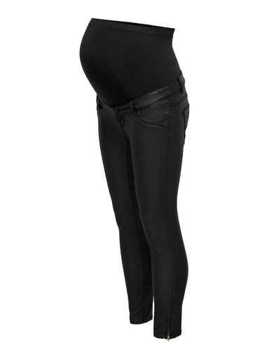 ONLY MATERNITY Umstandsjeans OLMKENDELL REG SK ANK COATED DNM NOOS