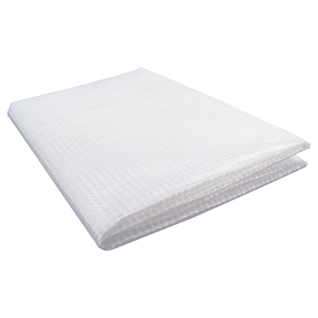 vidaXL Schutzplane Leno-Abdeckplane 140 g/m² 3x3 m Weiß (1-St)