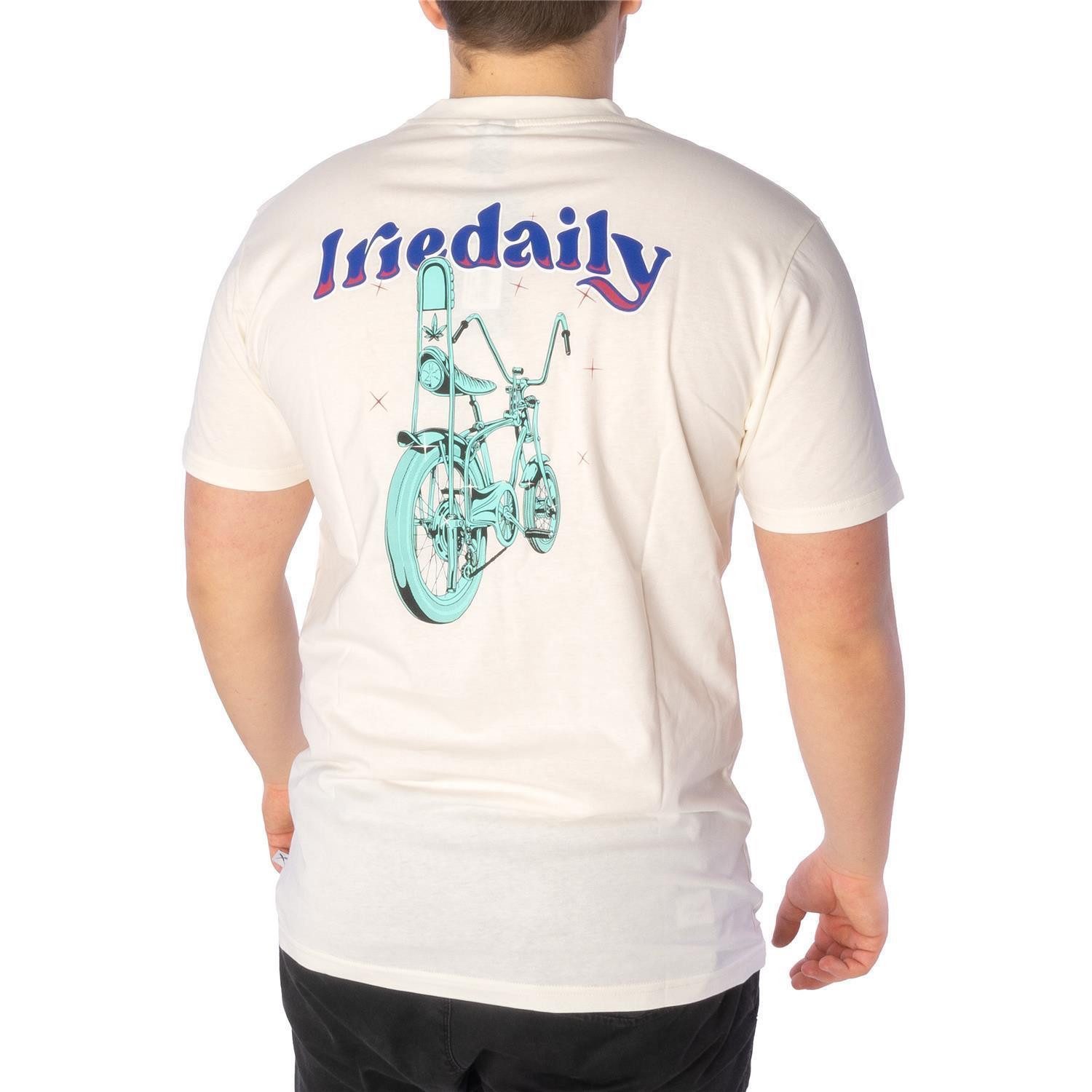 iriedaily T-Shirt T-Shirt Iriedaily High Rise Low Life "High Rise Low Life" Artwork-Print auf Rückseite