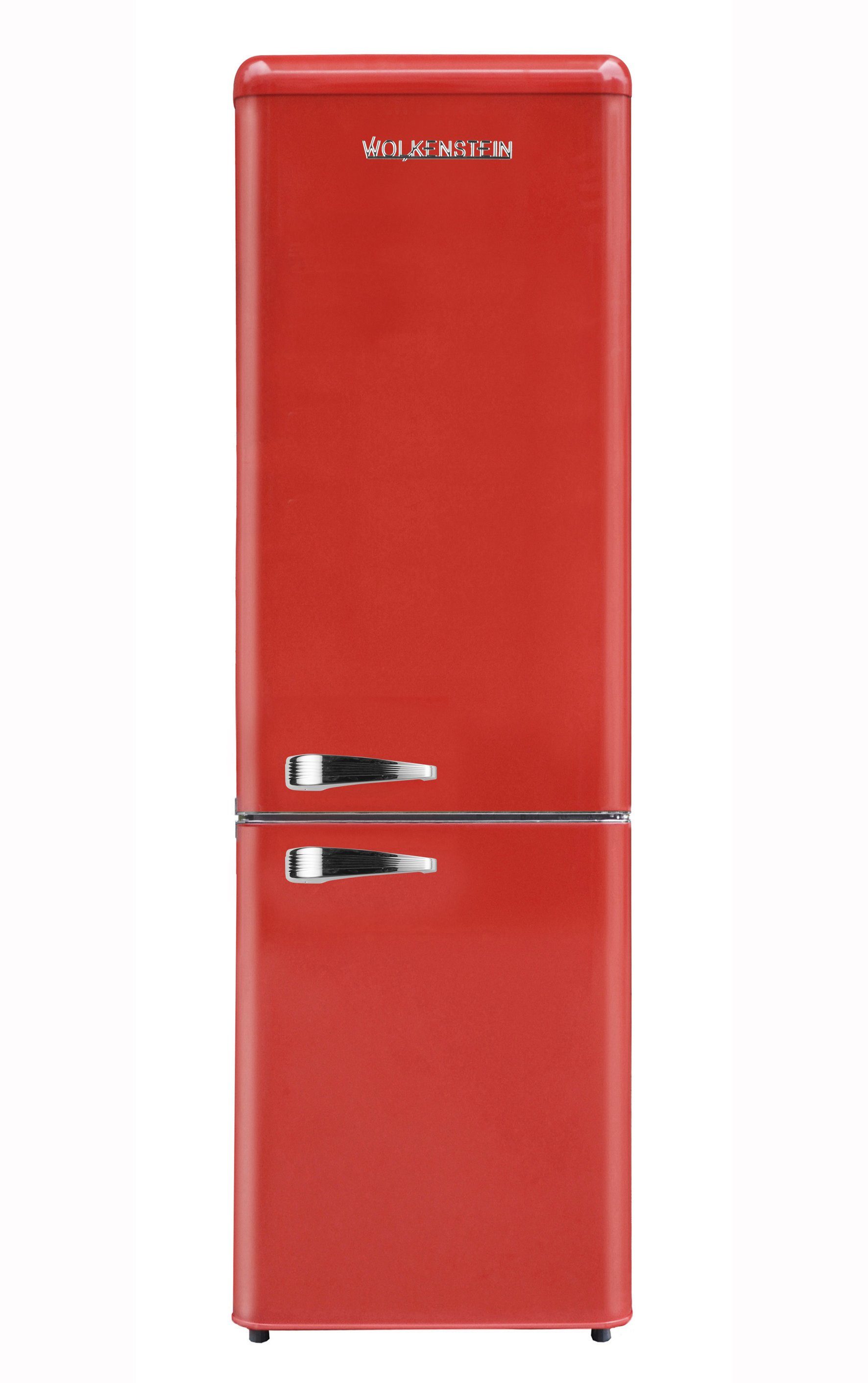 Wolkenstein Kühl-/Gefrierkombination KG250.4RT FR, 177.5 cm hoch, 54.5 cm breit, freistehend Vintagedesign Retro Kühlgerät