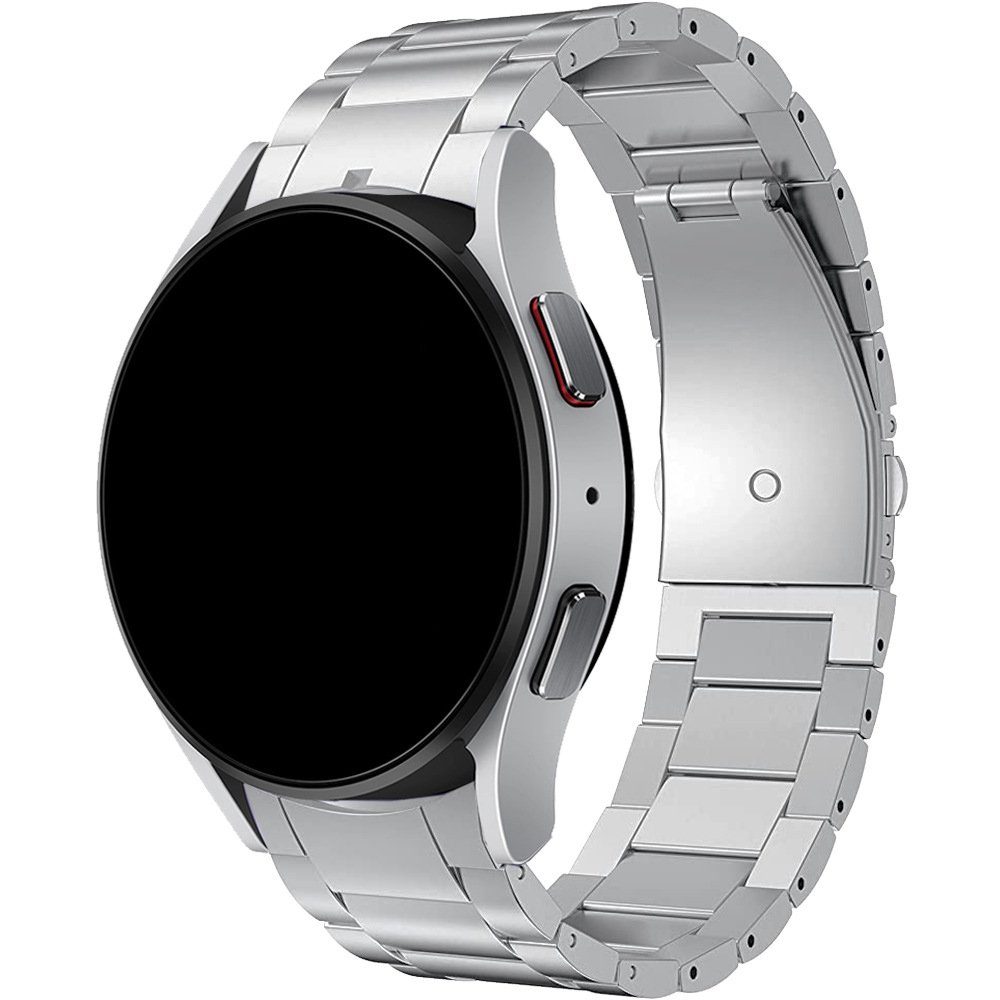 FELIXLEO Uhrenarmband Uhrenarmbänder,Armband Kompatibel mit 5 Samsung Watch Galaxy (Silver)