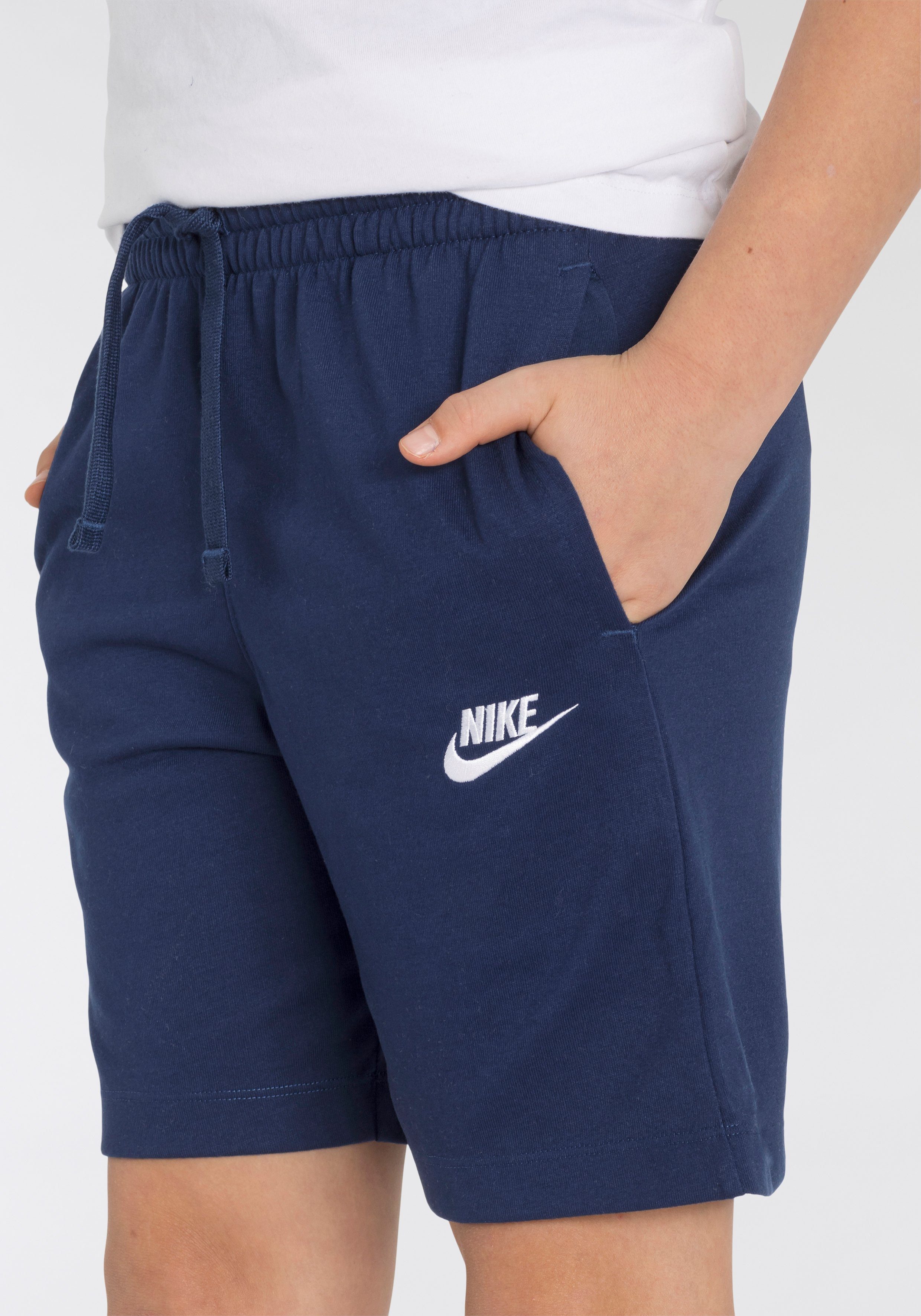 BIG JERSEY Shorts Nike KIDS' Sportswear dunkelblau (BOYS) SHORTS
