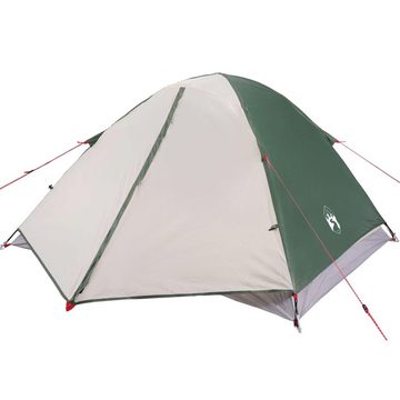 vidaXL Vorzelt Campingzelt 3 Personen Grün 240x217x120 cm 190T Taft