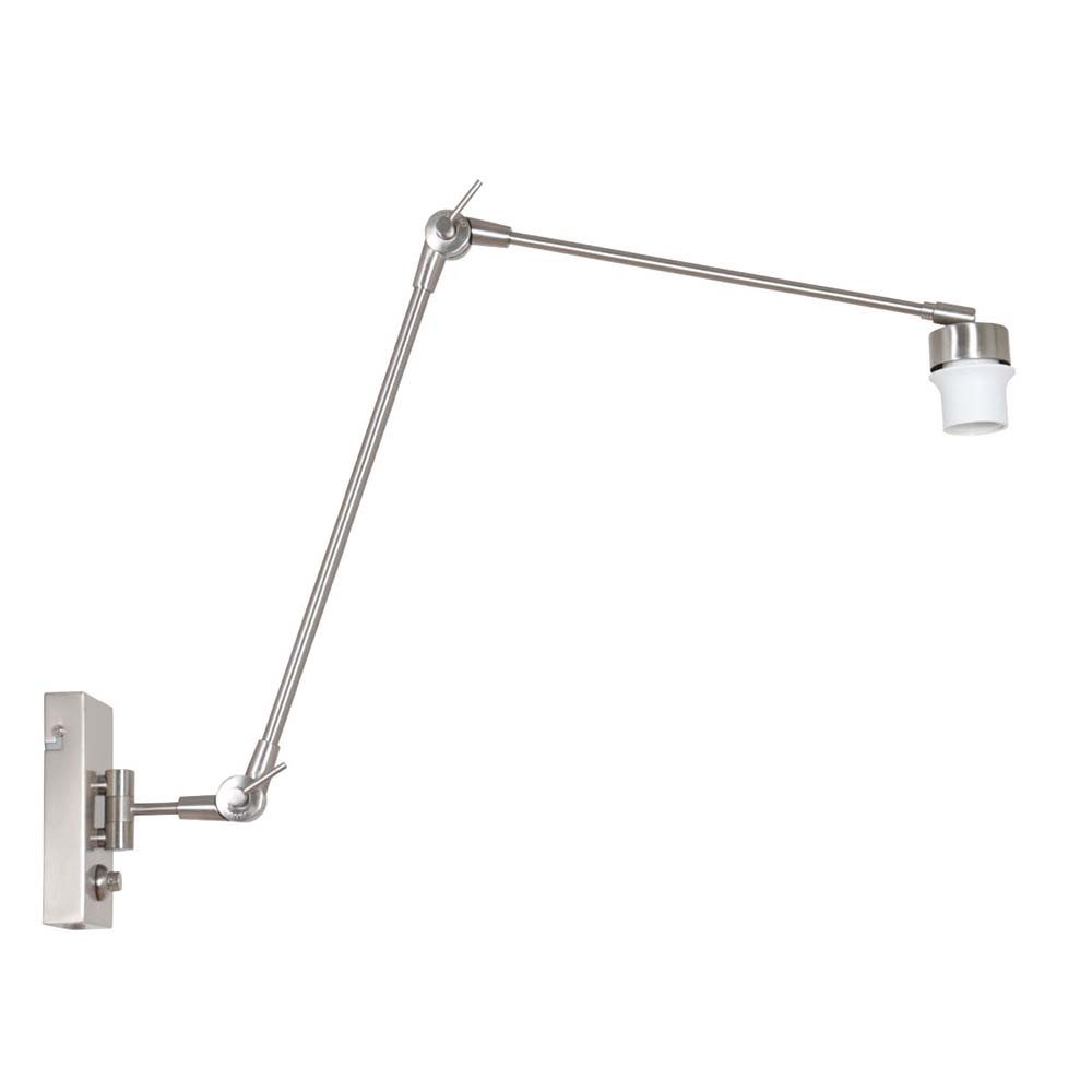 Steinhauer LIGHTING Wandleuchte, Leuchtmittel nicht inklusive, Wandleuchte Wandlampe verstellbar Wohnzimmerleuchte ohne Lampenschirm