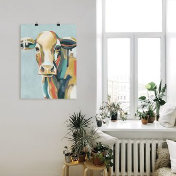 Artland Wandbild Bunte Kühe I, Haustiere (1 St), als Leinwandbild, Poster, Wandaufkleber in verschied. Größen