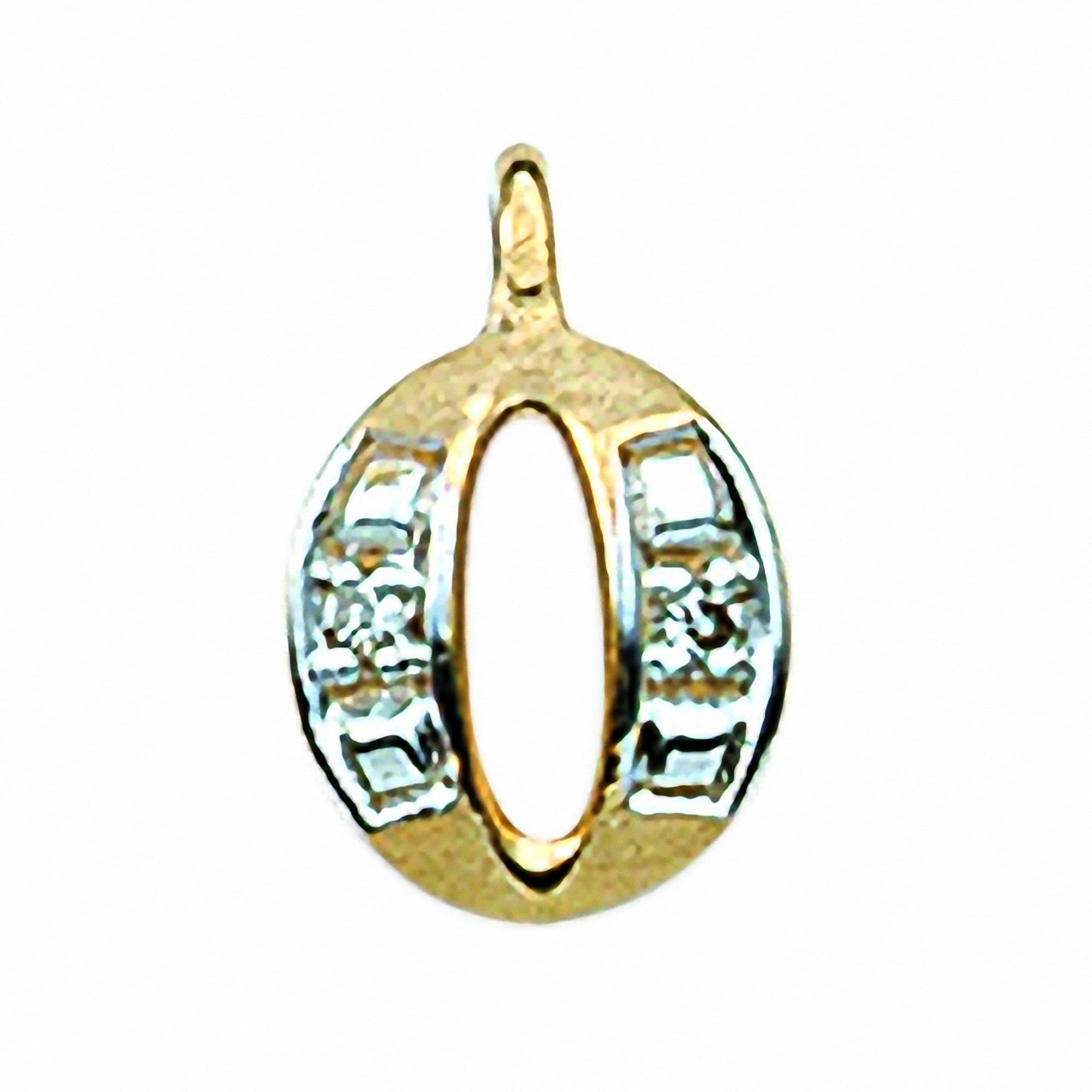 Adelia´s Namenskette Halskette - Namenskette mit Buchstabenanhänger O mit Diamant aus, Schmuckset mit bis 45 cm stufenlos verstellbarer 925 Silber Halskette