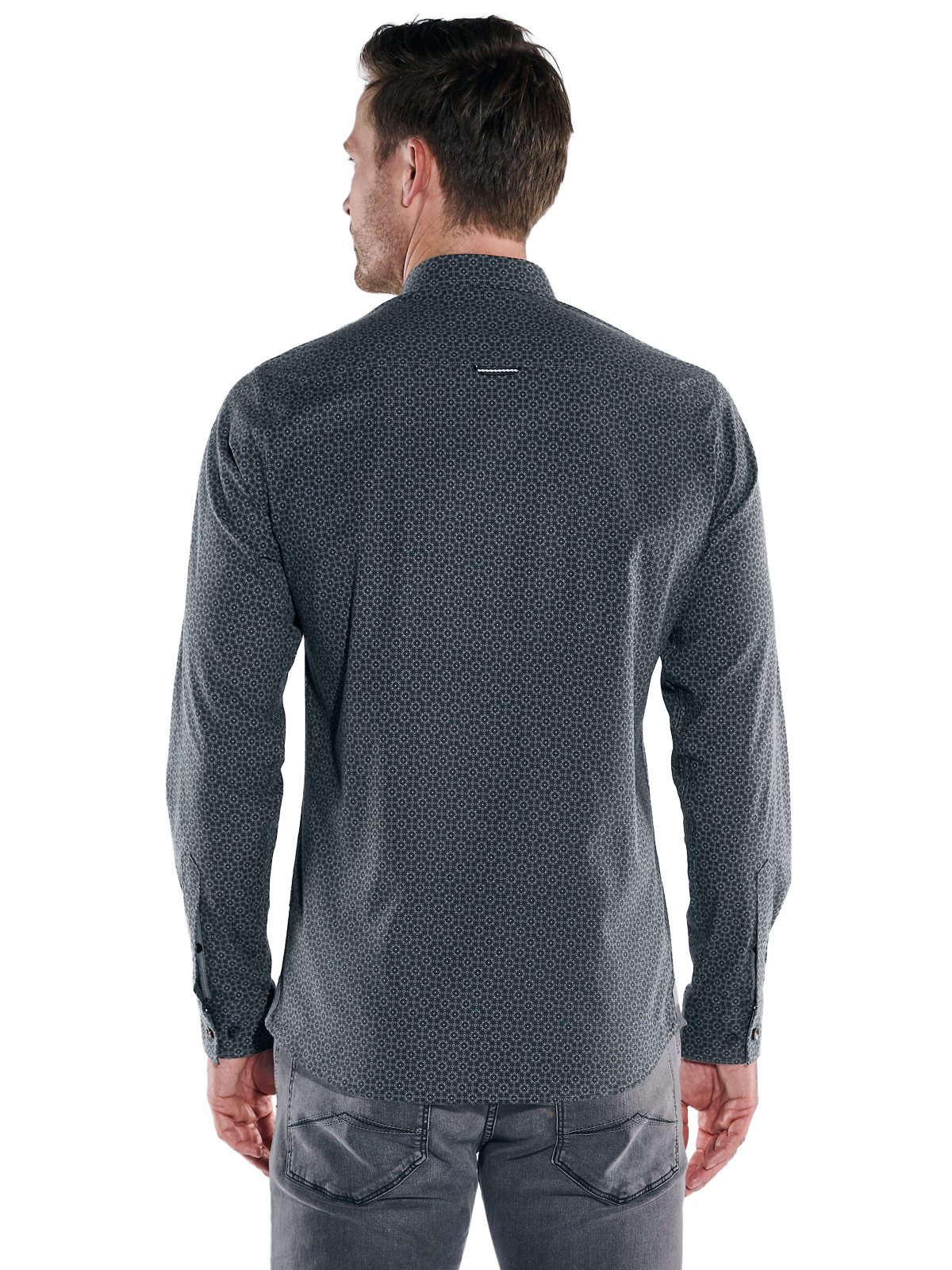 Engbers Langarmhemd engbers Herren Hemd langarm, Schwarz günstig online kaufen