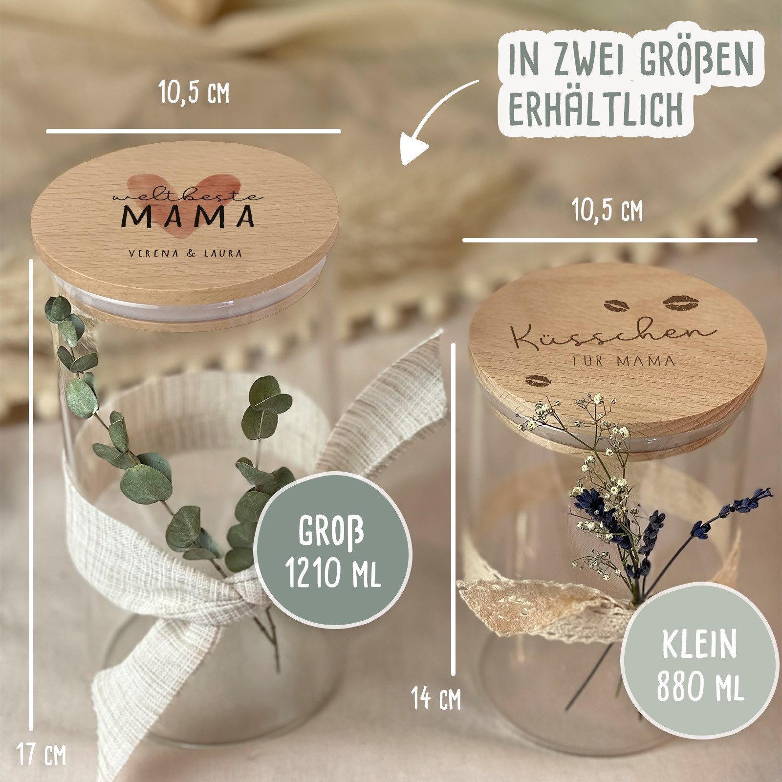 hellomini Geschenkbox Vorratsglas Taufe Taube Klein günstig online kaufen