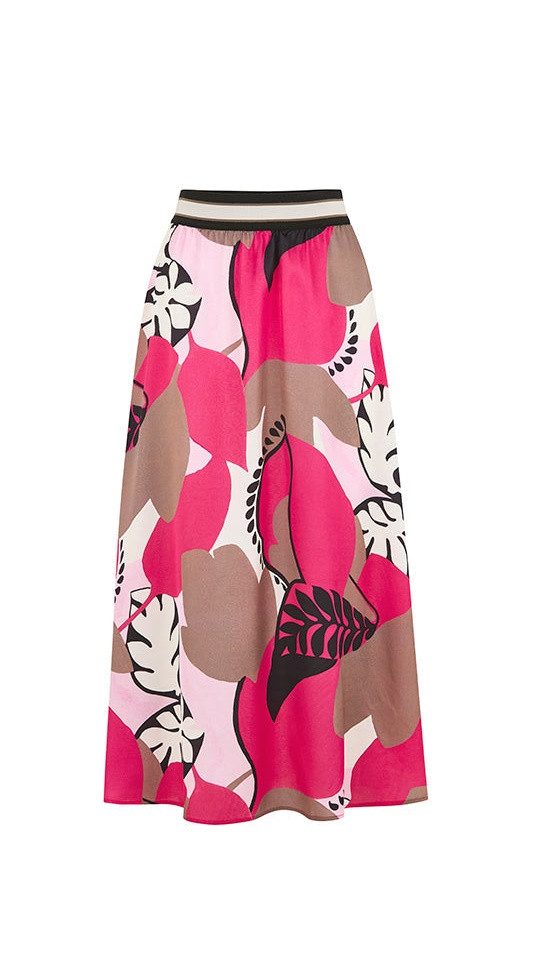 Faber Schlupfrock Rock mit Color-Wave-Print
