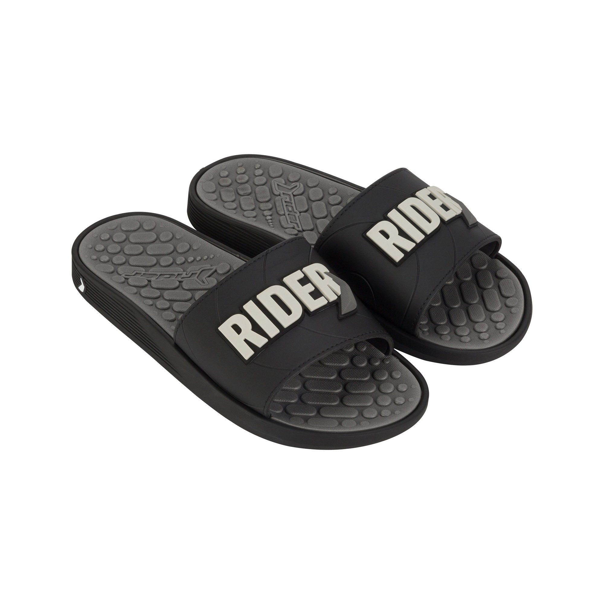 Rider RIDER PUMP SLIDE AD - Badelatschen Herren Pantolette rutschfeste Noppen-Sohle - wasserfeste Slides