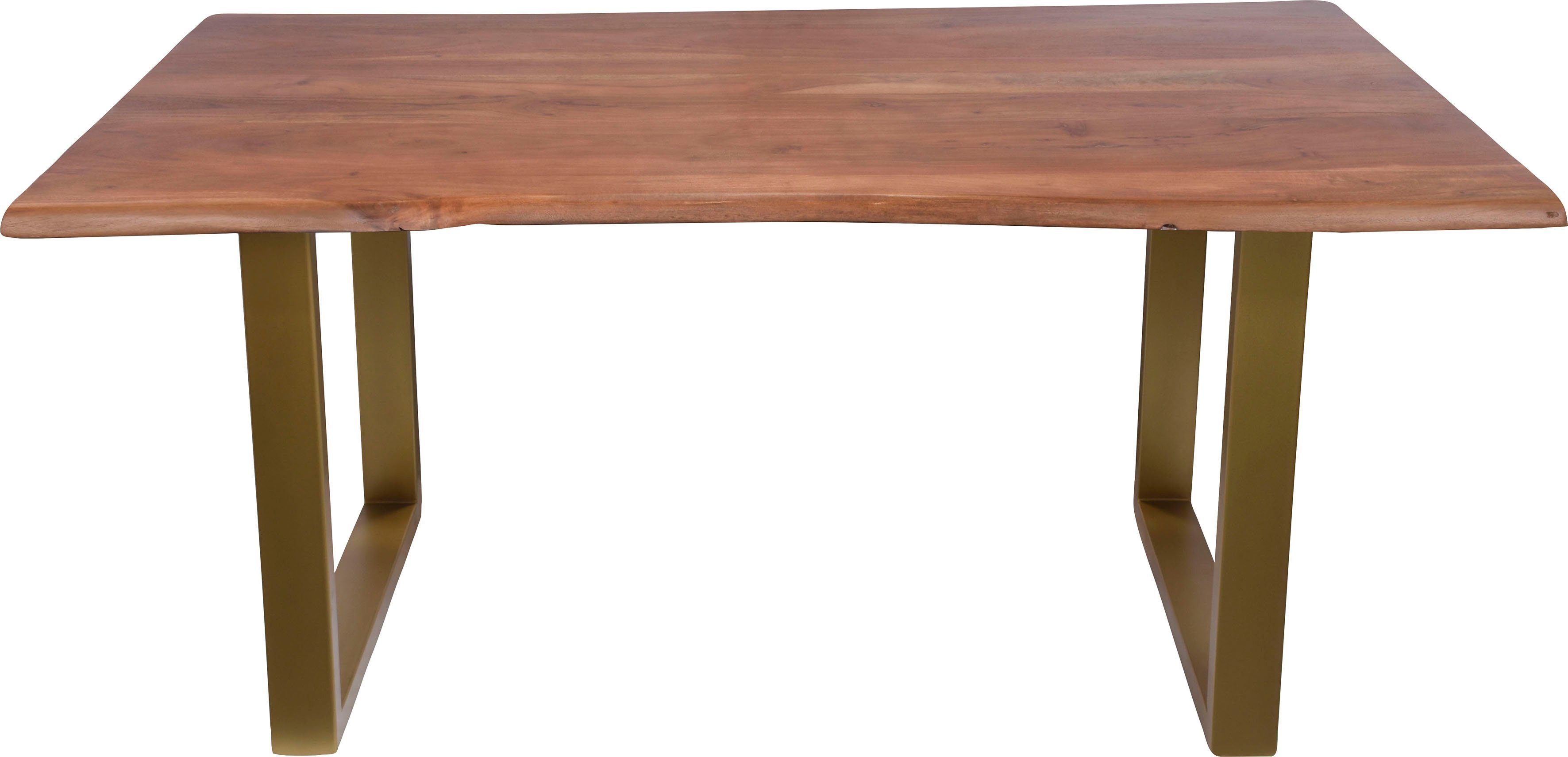 SIT Esstisch Tops&Tables, mit elegantem goldfarbenem Gestell. € 446,99