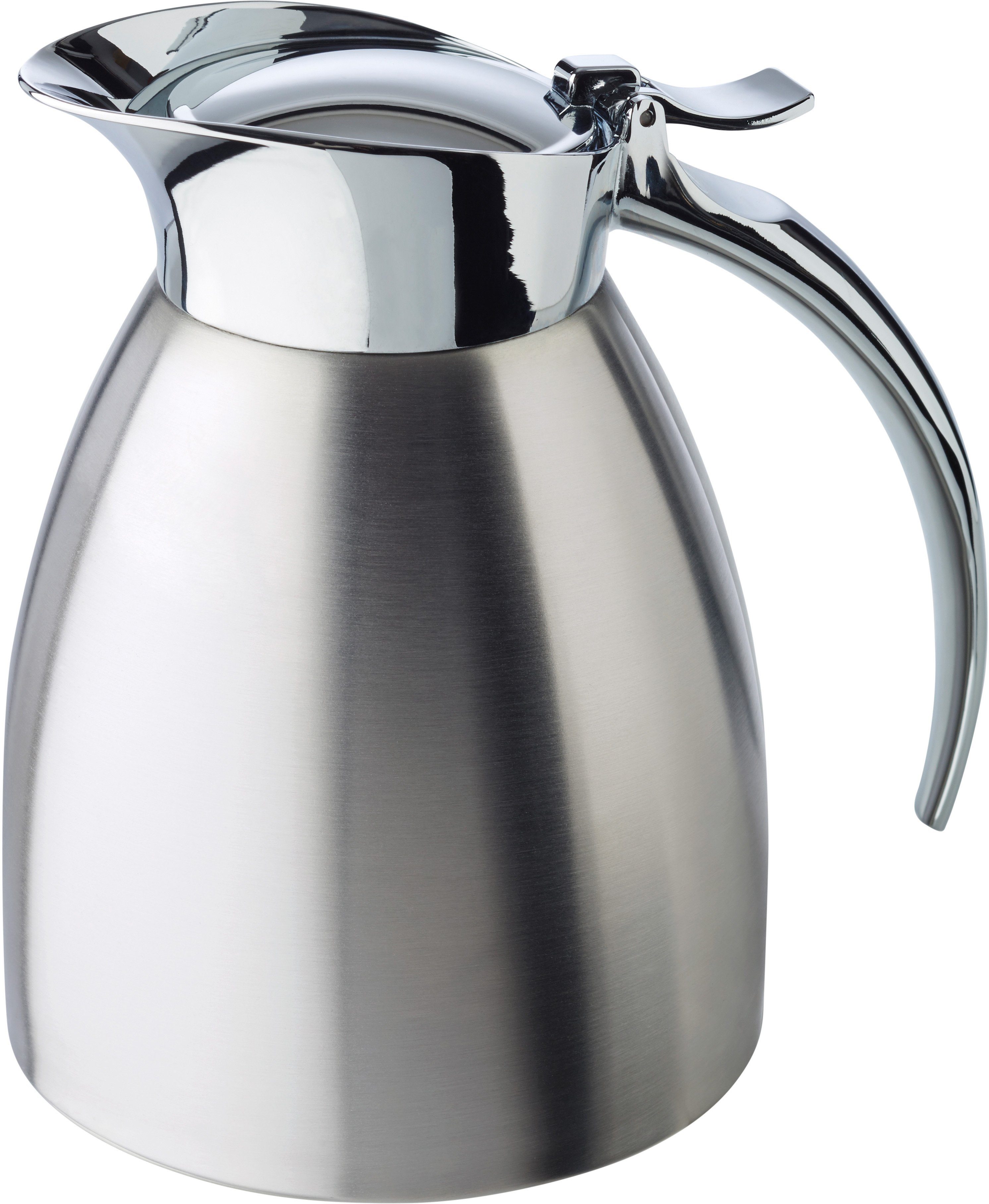 APS Isolierkanne Advanced, 0,3 l, Einhandautomatik, Edelstahl 18/8, doppelwandig