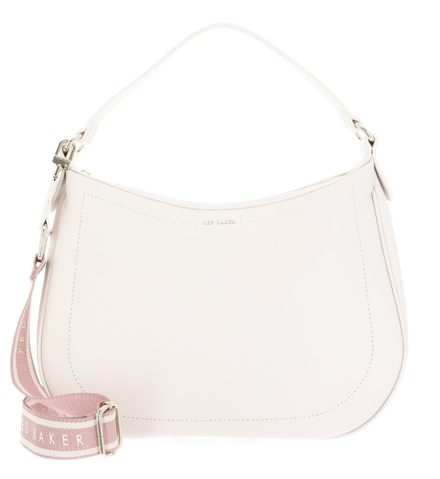 Ted Baker Schultertasche Webbing Leather Hobo Bag, aus echtem Rindsleder