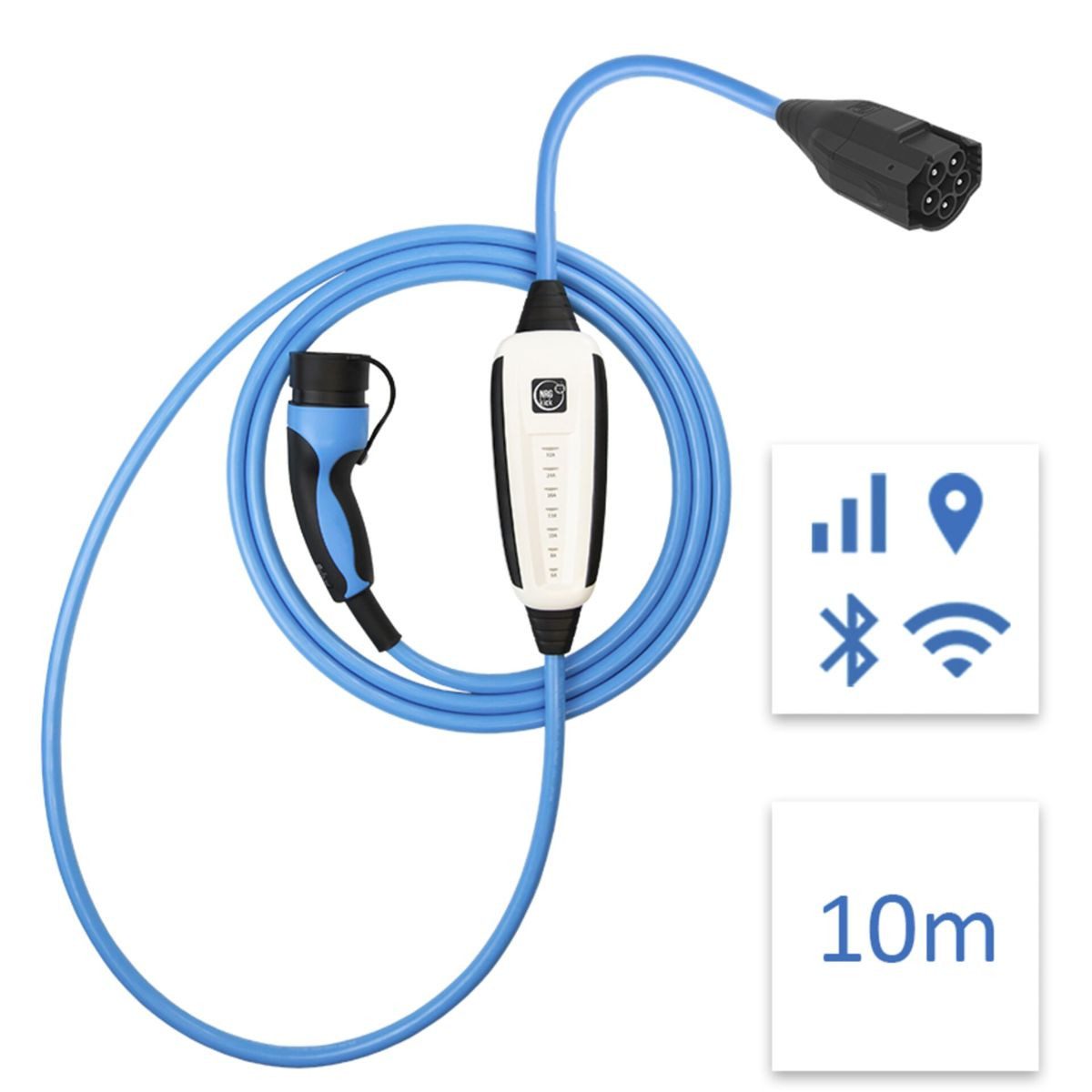 NRGkick Elektroauto-Ladestation 32A Pure GSM/GPS/SIM 10m WLAN