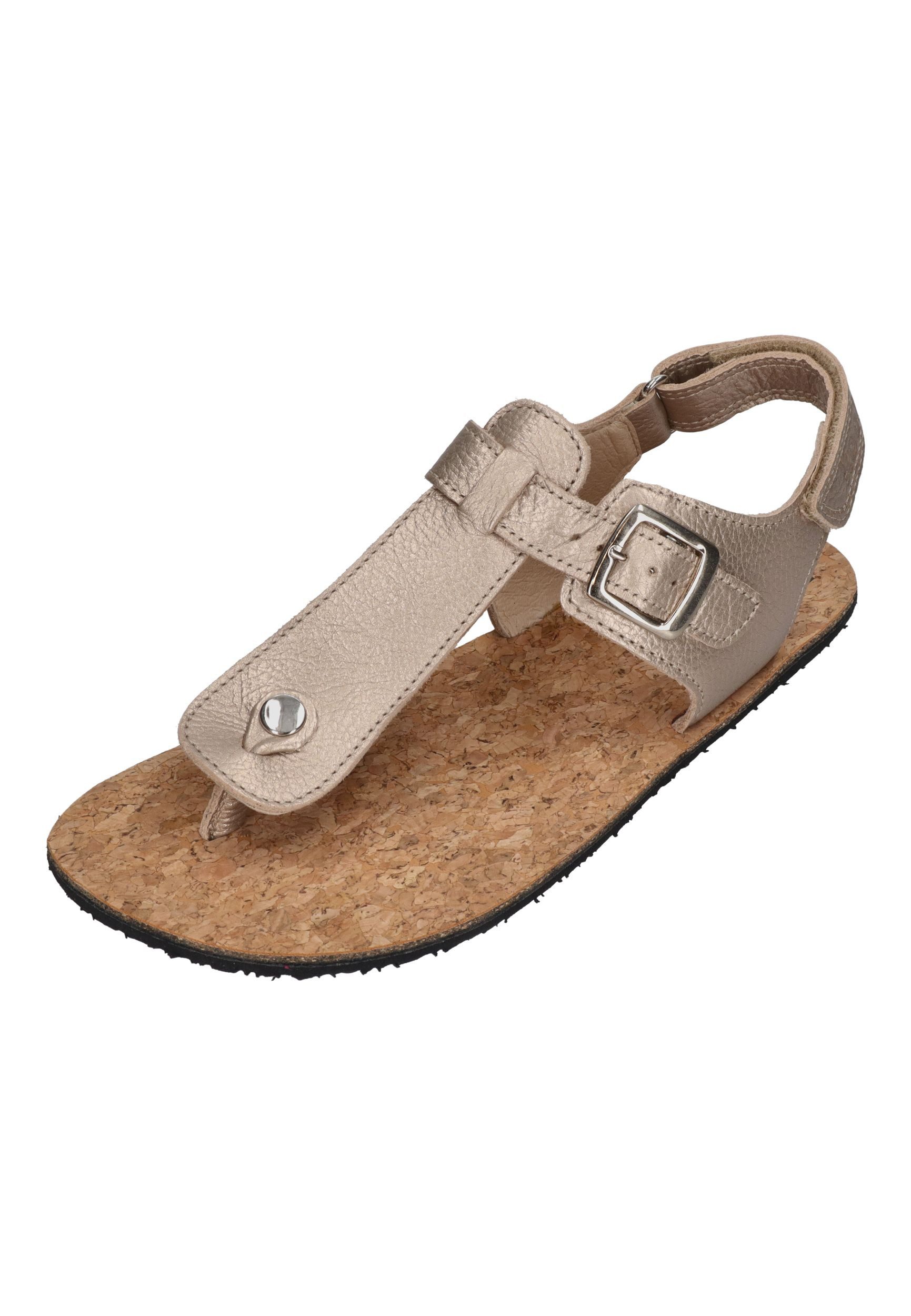 KOEL ABRIANA METALLIC Barfußschuh Champagne