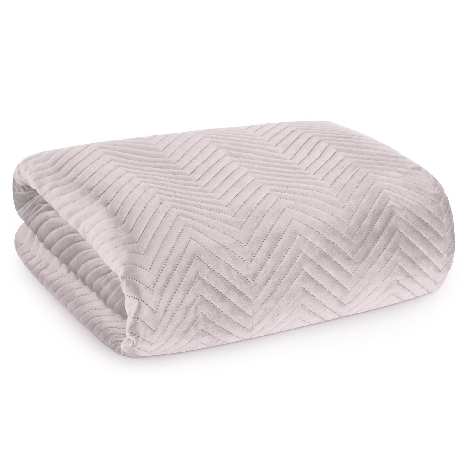 Eurofirany Bettüberwurf SOFIA zweiseitige Steppdecke hochwertige Allzweckdecke L XL XXL, Elegante Tagesdecke Velvet Sesseldecke Sofadecke Überwurf Samt