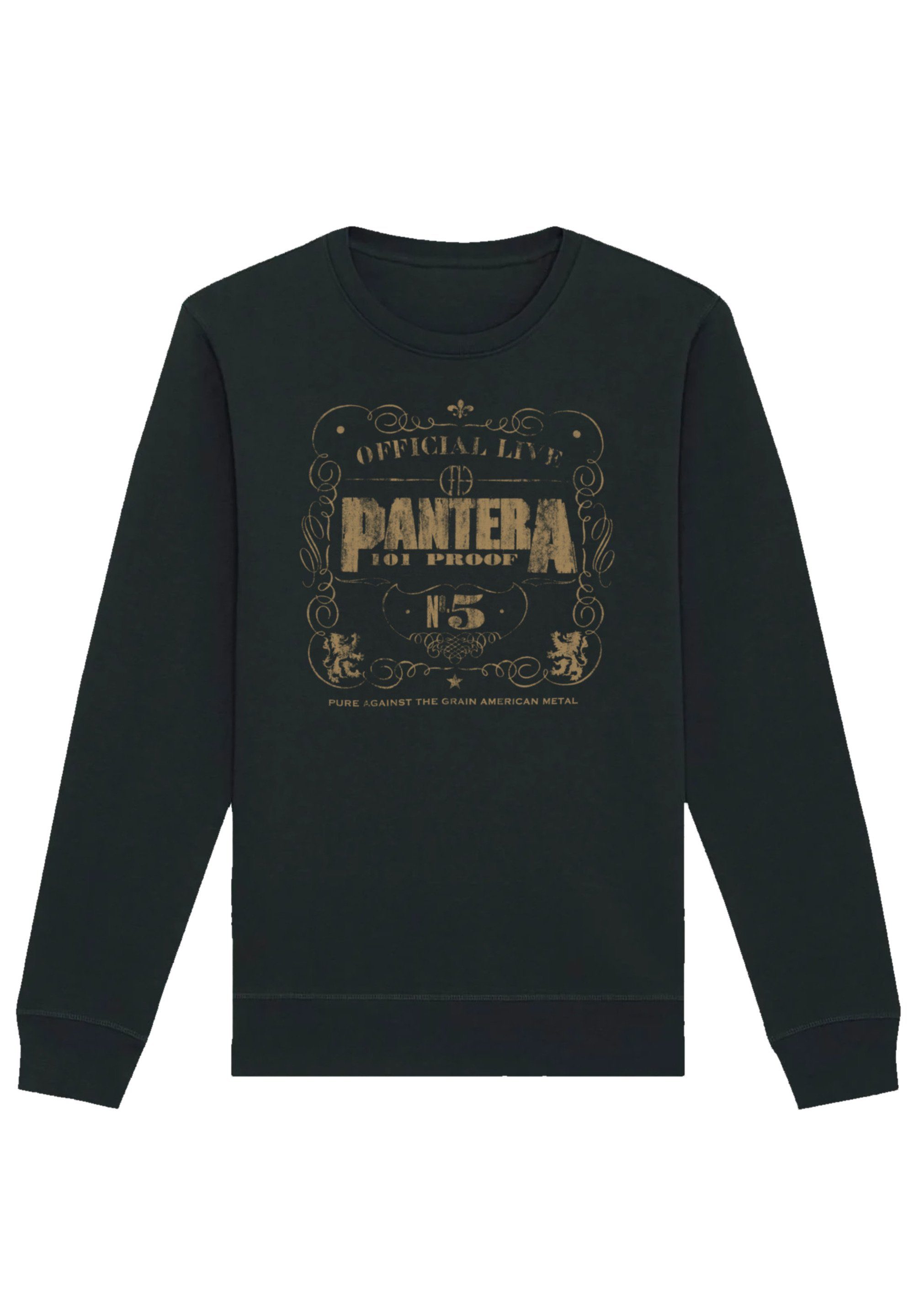 F4NT4STIC Sweatshirt schwarz Pantera Print