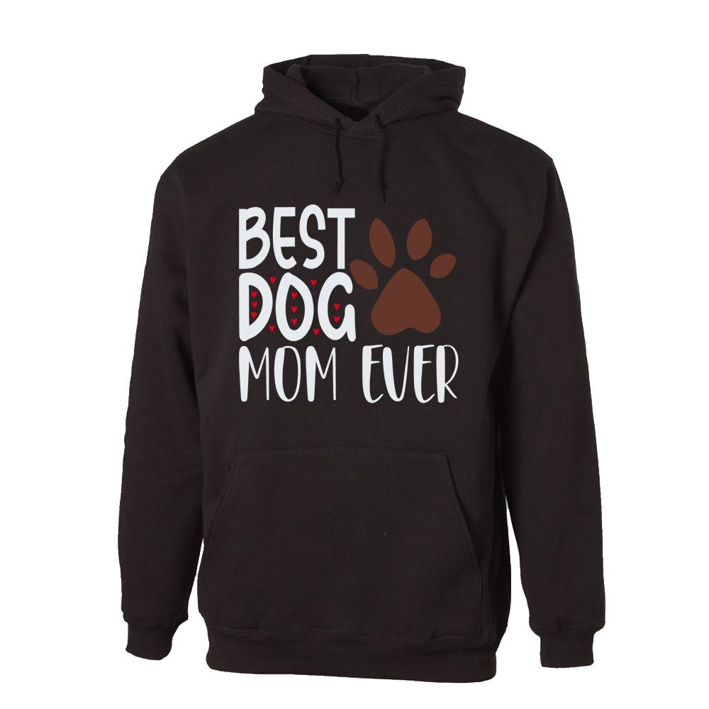 G-graphics Hoodie Best Dog Mom ever mit trendigem Frontprint, Aufdruck auf der Vorderseite, Spruch/Sprüche/Print/Motiv, für jung & alt