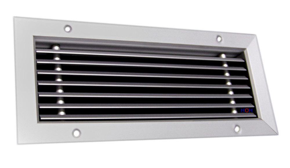 Häusler Onlinehandel GmbH Lüftungsgitter Lüftungsgitter LG-2208 RAA Lamellengitter Alu 260 x 115 mm, Belüftungs Lamellengitter