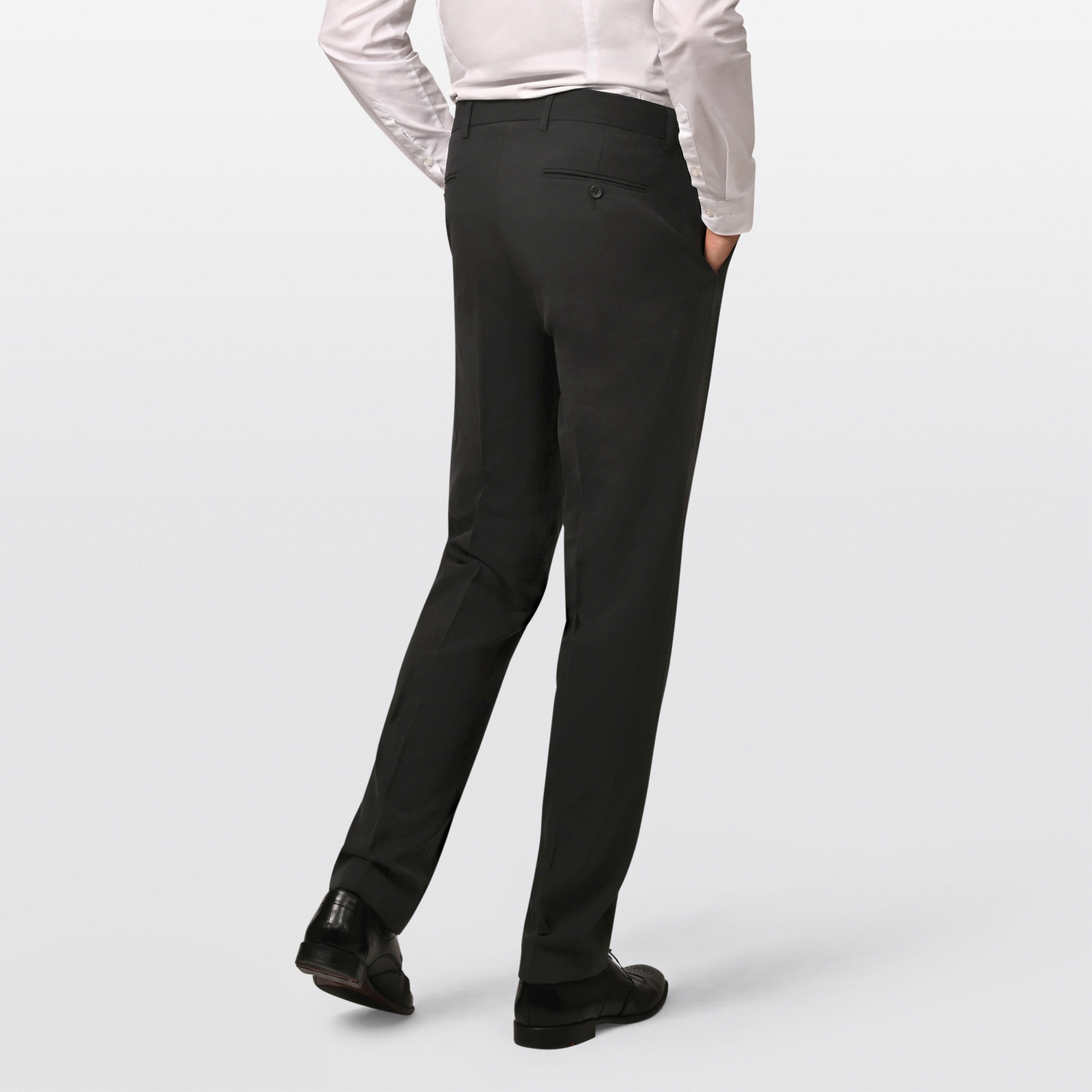 Hirschthal Anzughose Herren Business Anzughose Slim-Fit in Lang- und Normalgrößen