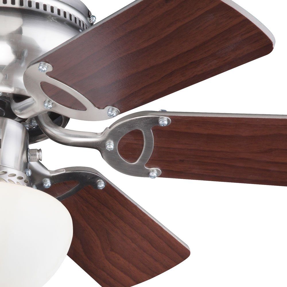 etc-shop Deckenventilator, Decken Vor-Rücklauf Zugschalter Ventilator Lüfter Lampe
