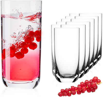 IMPERIAL glass Glas »Trinkgläser«, Glas, 330ml (max. 420ml) Set 12-Teilig Longdrinkgläser Wassergläser Saftgläser Cocktailglas
