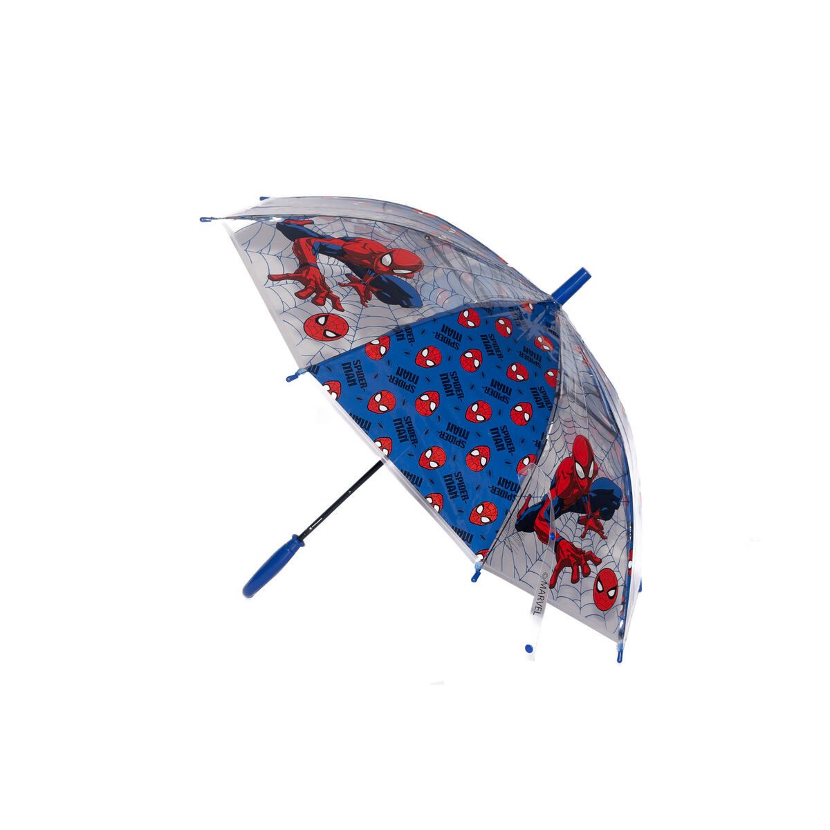 Spiderman Taschenregenschirm Regenschirm Spider-Man Attack Schwarz Ø 76 cm