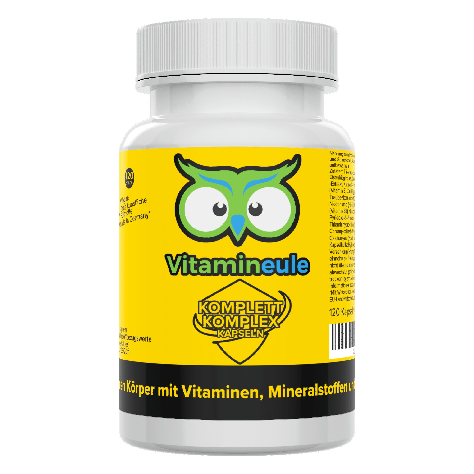 Vitamineule Komplett Komplex Kapseln - Vitamine, Mineralstoffe & Superfoods - Kapsel