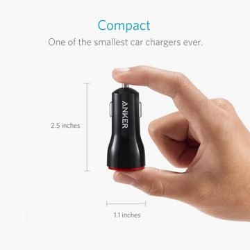 Anker PowerDrive 2 USB-Ladegerät (24W/4.8A 2-Port USB Kfz Ladegerät Power IQ)