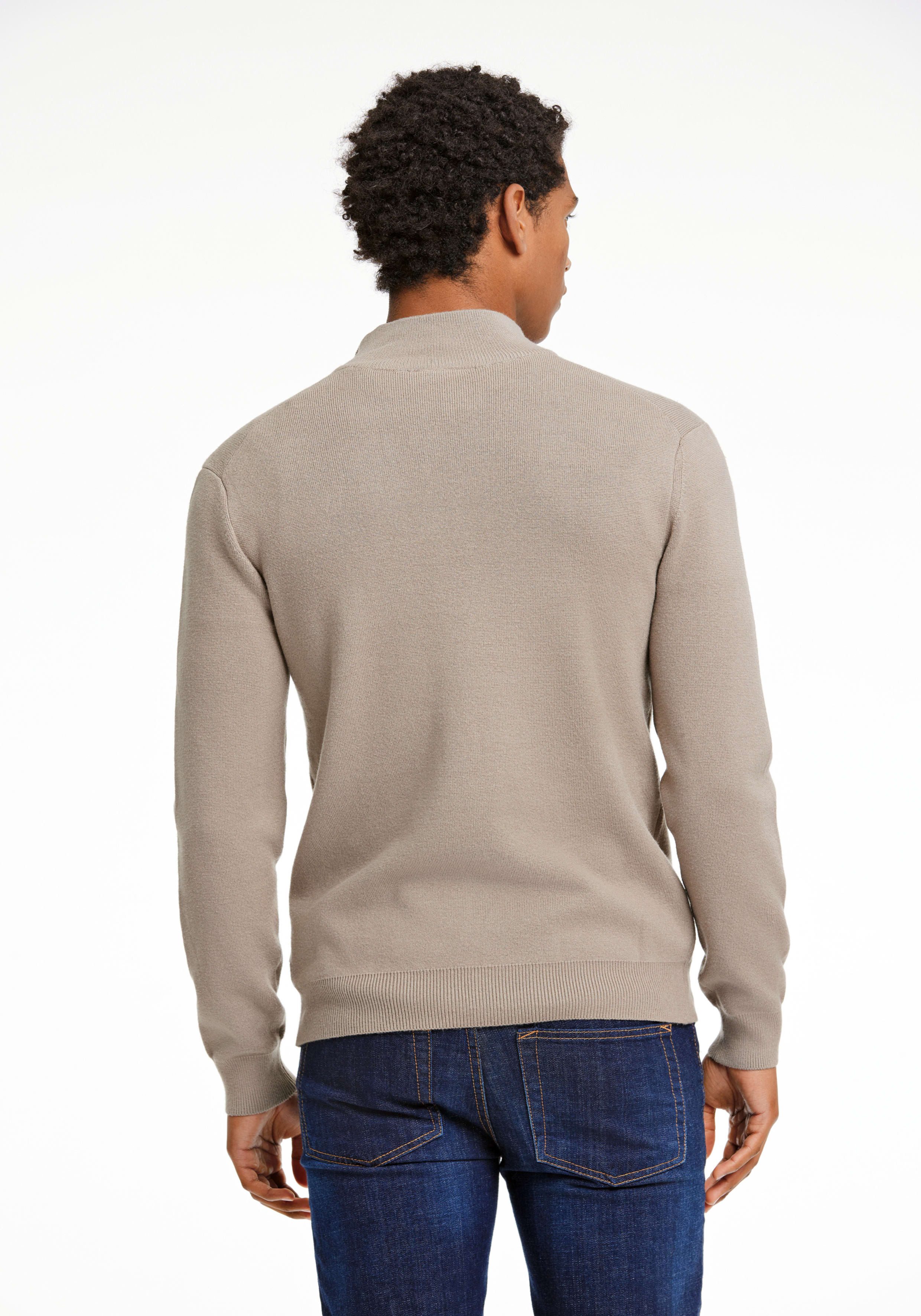 LINDBERGH Troyer aus Viskose und mit Stehkragen günstig online kaufen