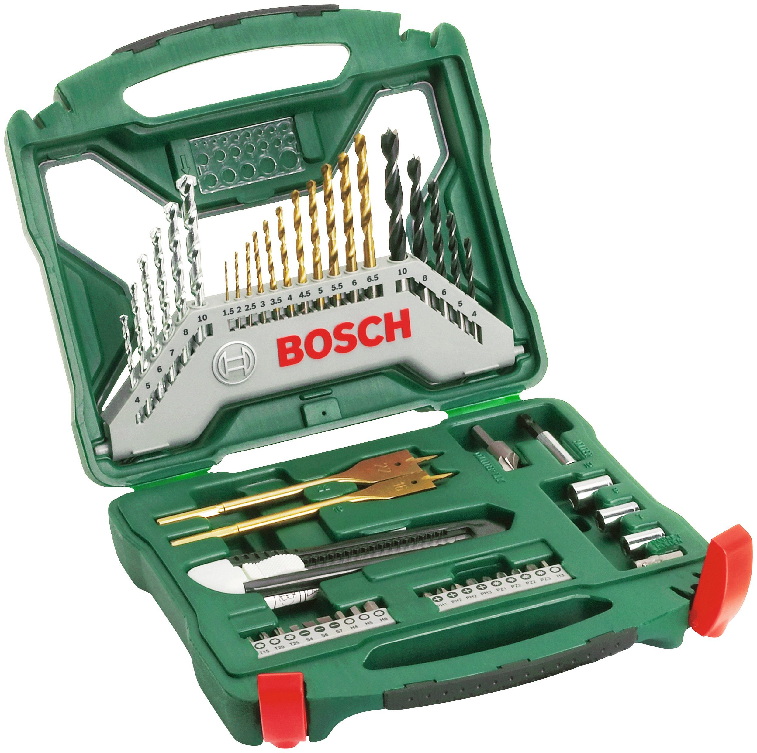 Bosch Home & Garden Bohrer- und Bitset X-Line Titanium, Set, 50-St.