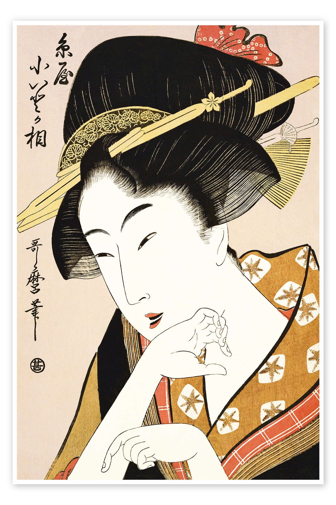 Poster Kitagawa Utamaro