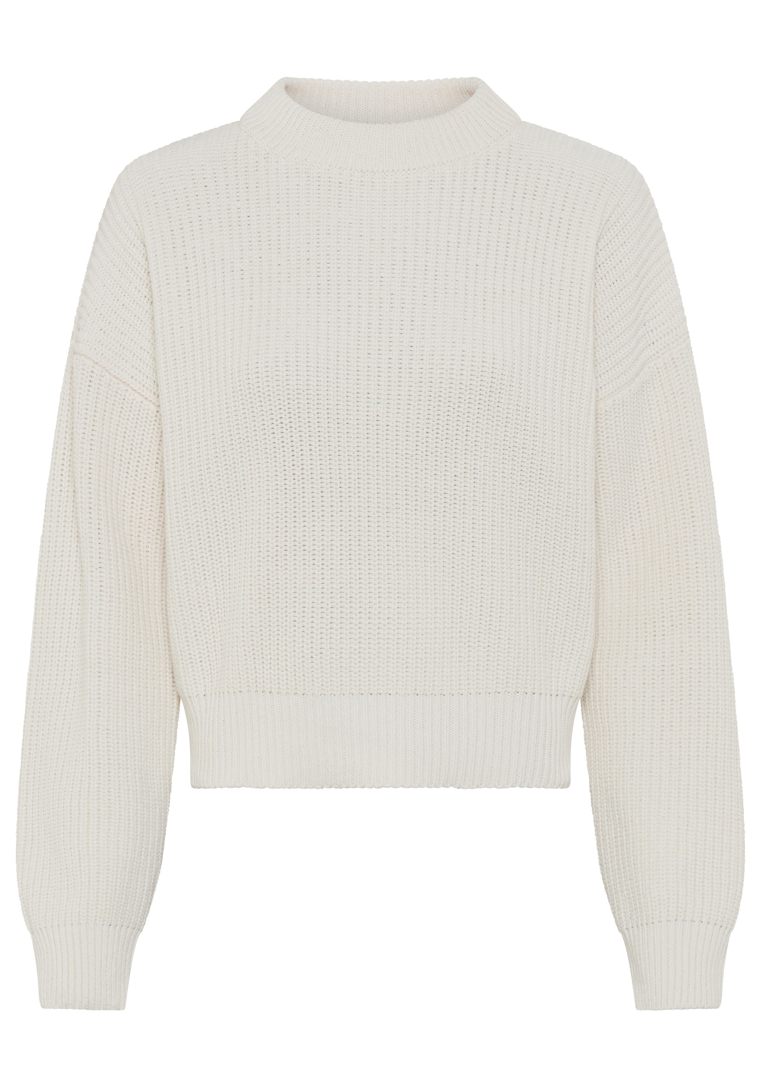 HUGO Strickpullover Slogerya mit Stehkragen, Relaxed Fit