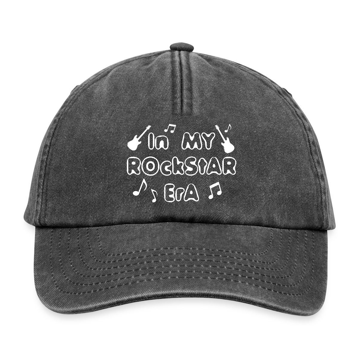 Spreadshirt Baseball Cap In My Rockstar Era Bandshirt Rock Festival Design Vintage Cap (1-St)
