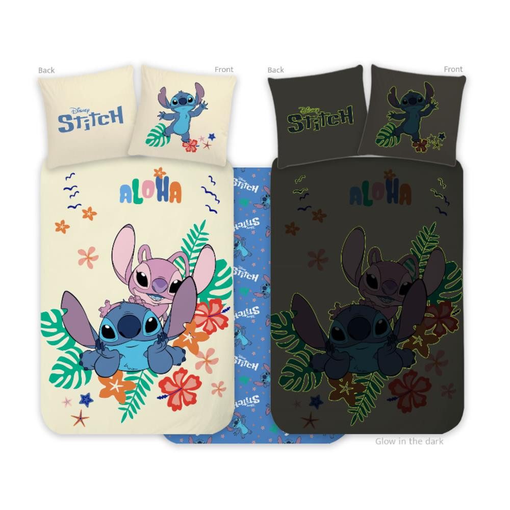 Lilo & Stitch Babybettwäsche Lilo & Stitch Babybettwäsche Glow in the Dark, günstig online kaufen
