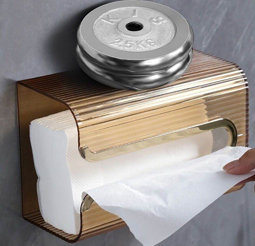 L.Ru UG Papiertuchspender Wandmontierte Taschentuchbox, können U-förmige werden Masken Aufbewahrungsbox, (1-tlg), platziert