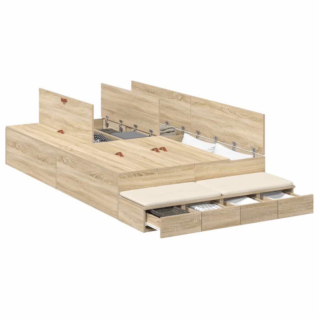 vidaXL Bett Bett mit Stauraum mit günstig online kaufen