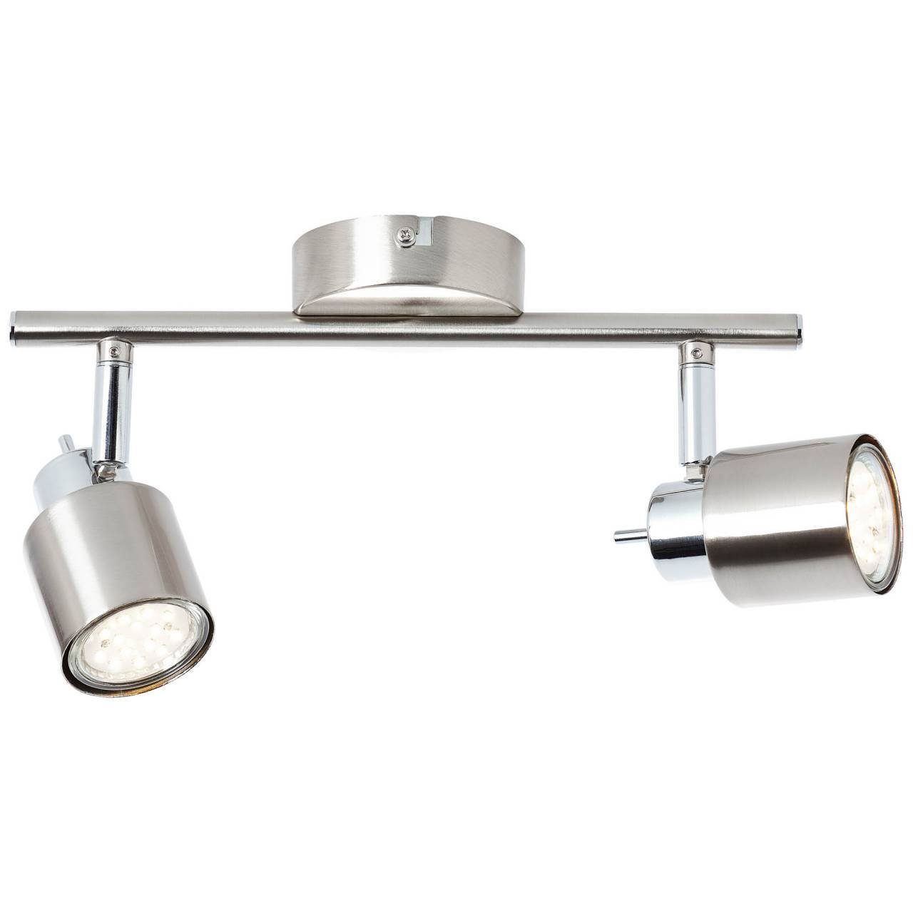 Brilliant Deckenstrahler Andres, ohne Leuchtmittel, 32 cm Breite, GU10, 345 lm, warmweiß, schwenkbar, Metall