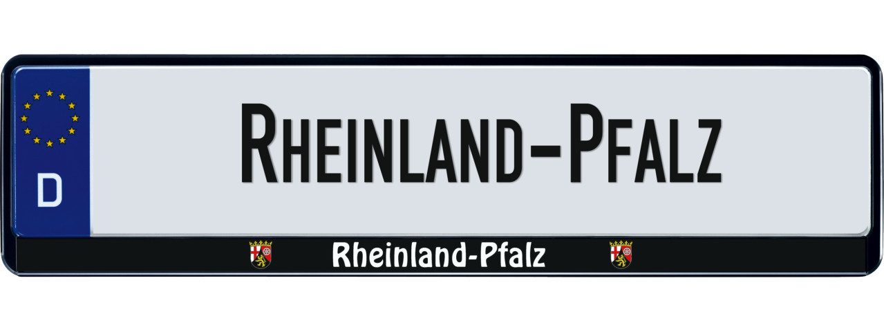 Hermann Schütz Kennzeichenhalter Hermann Schütz Design Kennzeichenrahmen Bundesland
