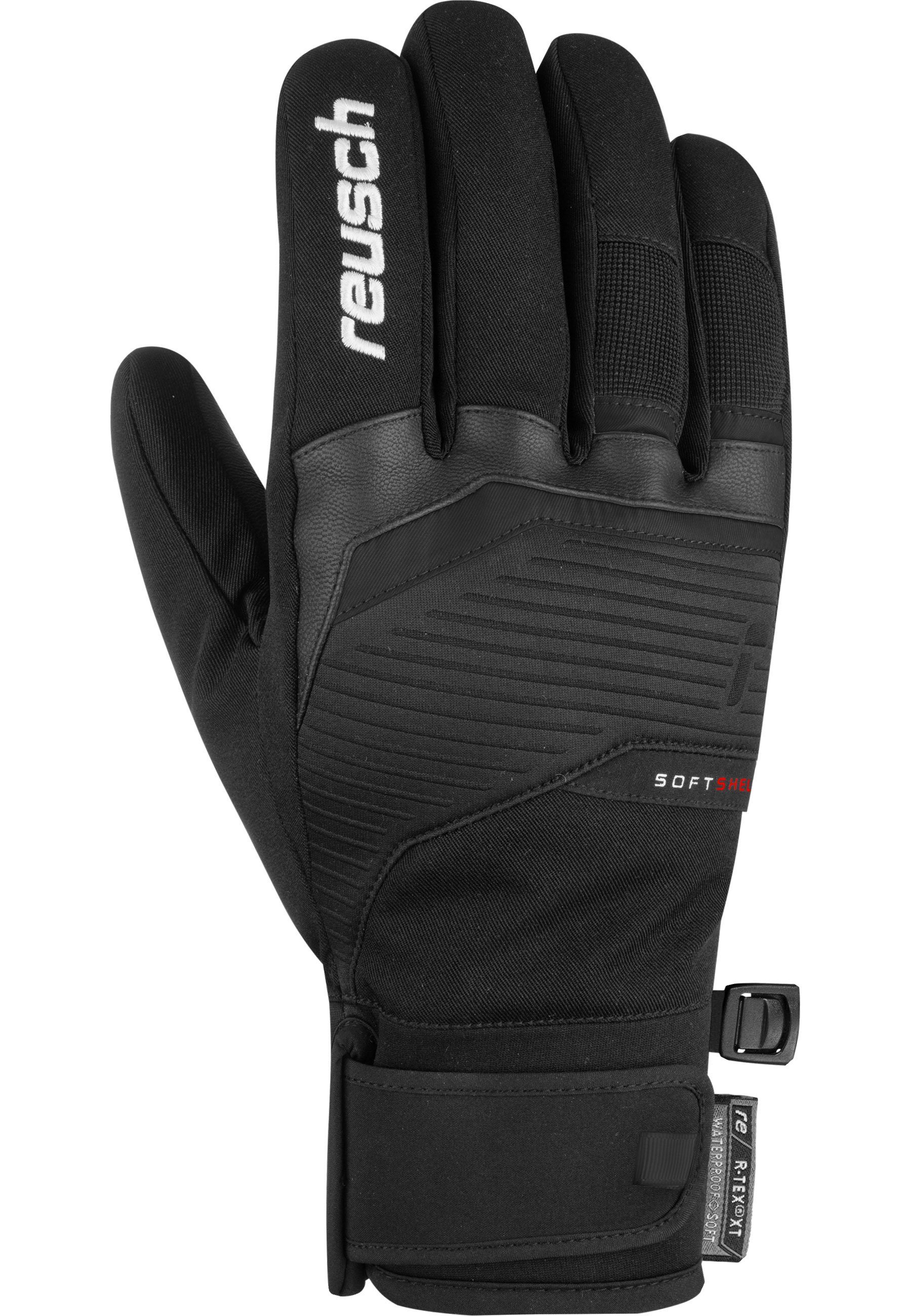 Reusch Skihandschuhe Venom R-TEX® XT aus schwarz-schwarz und Material atmungsaktivem wasserdichtem