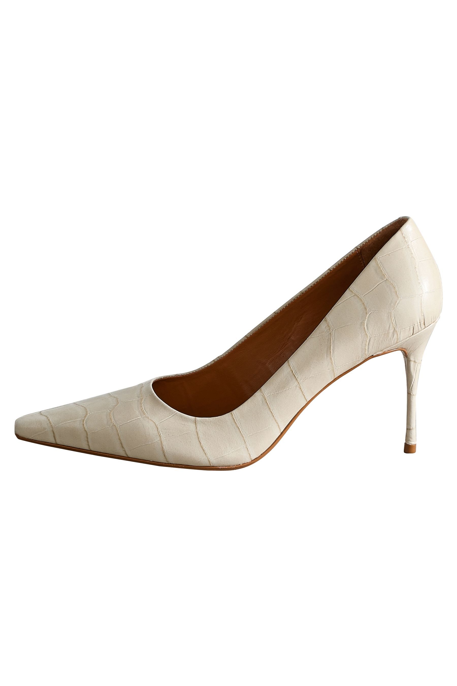 Next Spitze Sigature Leder-Pumps mit Kroko-Prägung Туфли (1-tlg)