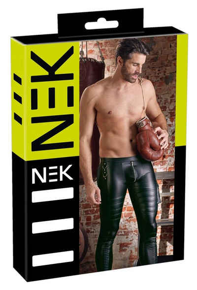 NEK Lederimitathose NEK- Herren Hose M