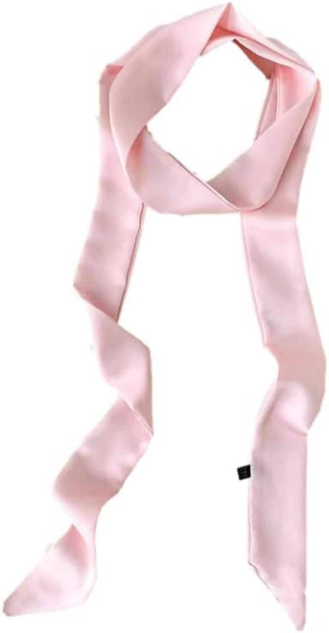 Zaewry Seidenschal Damen Satin Gürtel 5cm x 195cm Band Imitated Silk Lange Schal Kleid