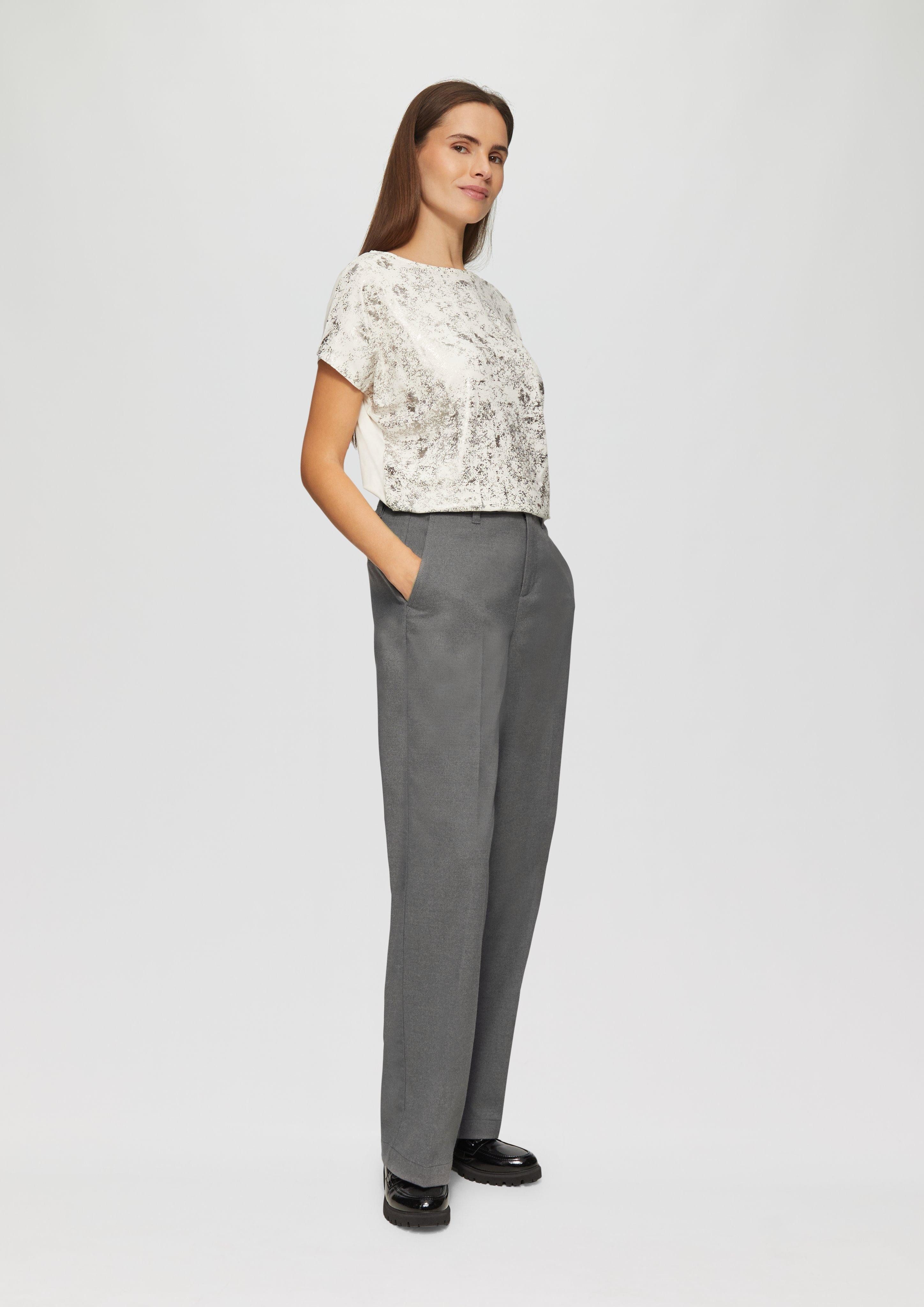 s.Oliver Stoffhose Stoffhose mit Wide Leg günstig online kaufen