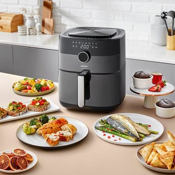 Arzum Heißluftfritteuse Airtasty Heißluftfritteuse Air Fryer Herausnehmbarer Korb Schwarz