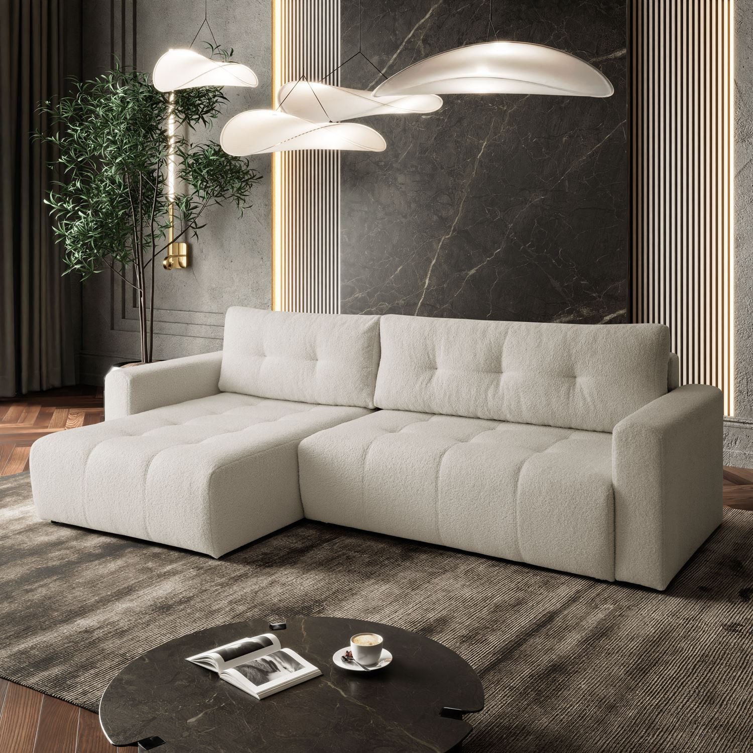 Lookway Ecksofa ASTON L-Form Couch, mit günstig online kaufen
