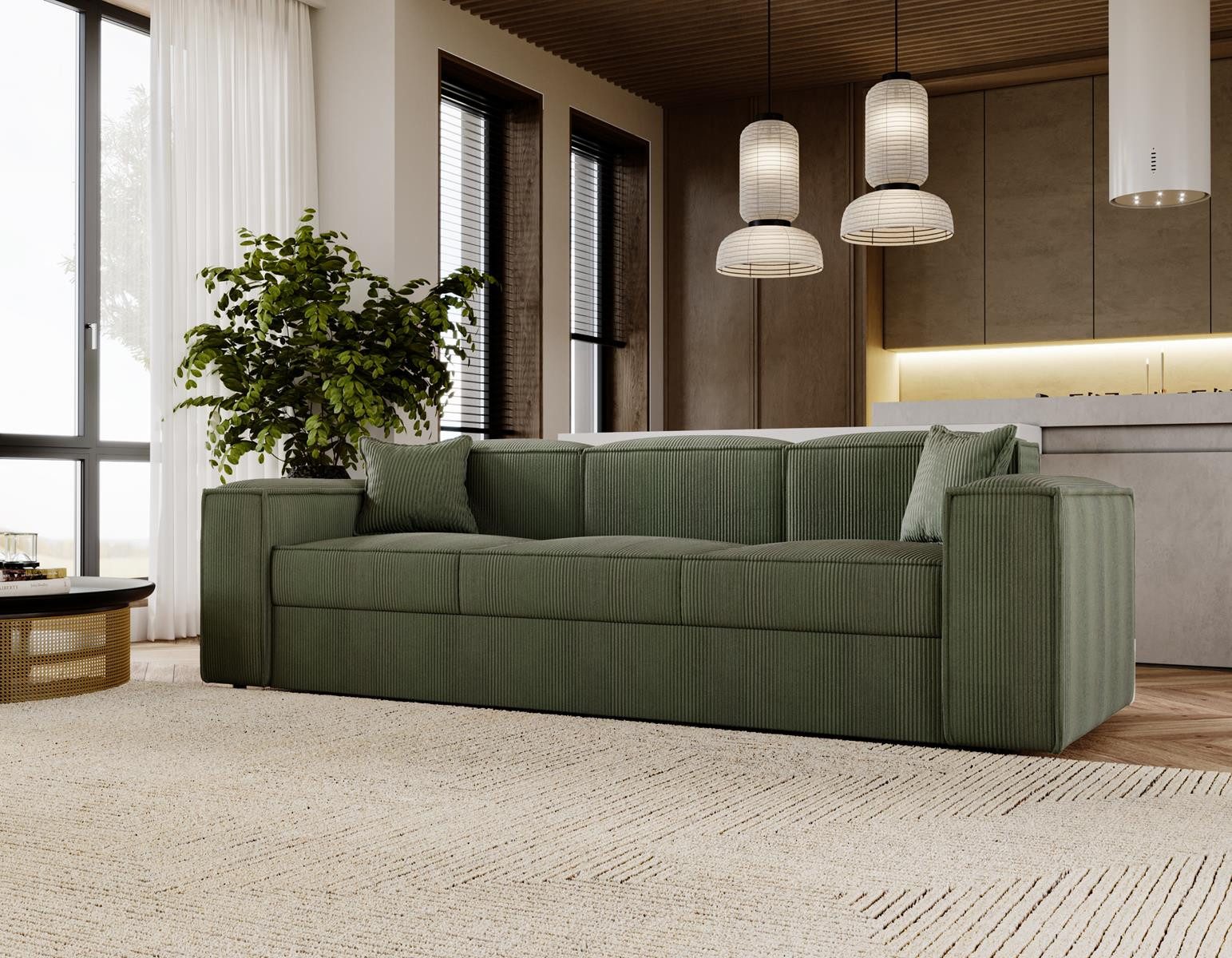 Compleo Schlafsofa modern 252 cm breit, günstig online kaufen