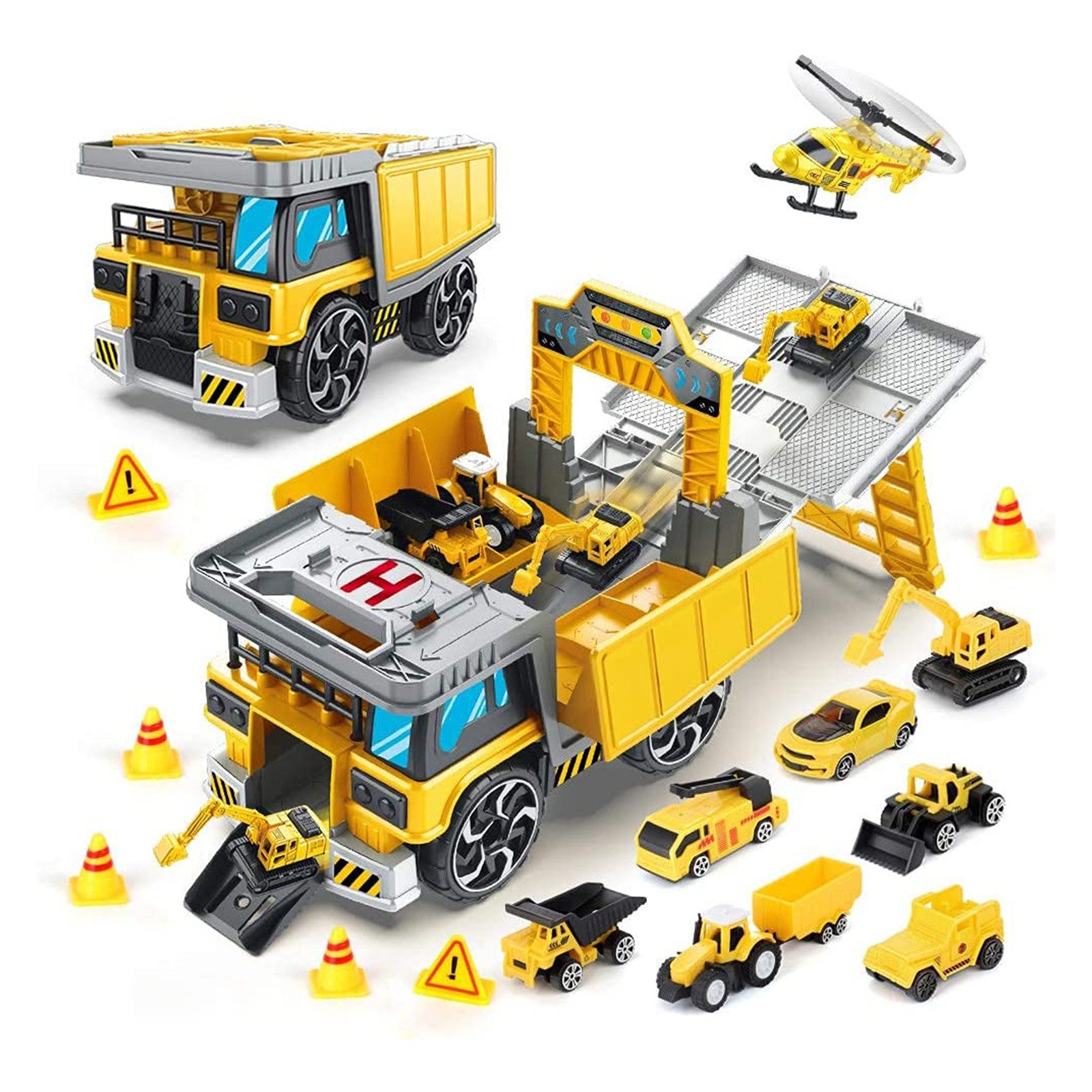 Spielzeug-Transporter LKW Baufahrzeug Autos Set Kinder