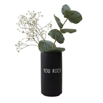 Design Letters Dekovase Favourite Vase You Rock Schwarz